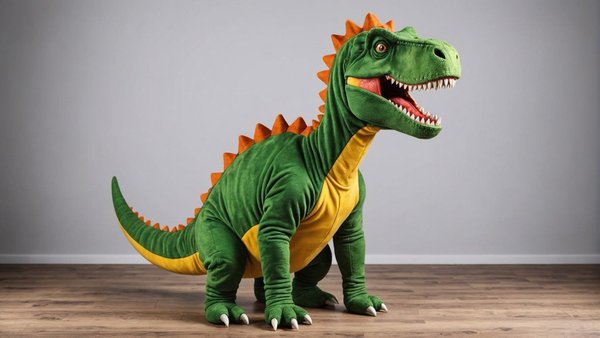 Fun and affordable riding dinosaur costume for all ages
